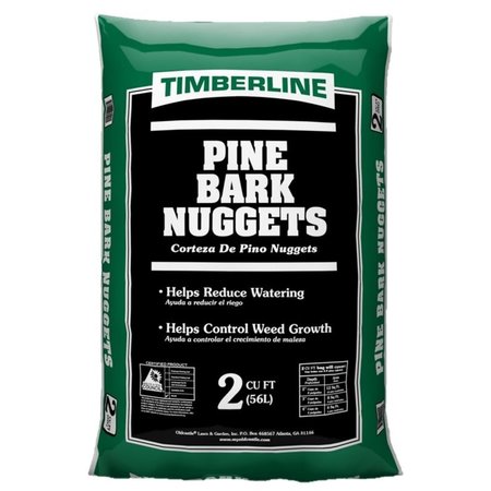 TIMBERLINE Bark Nugget, Pine, 2 cu-ft Package, Bag 52055472